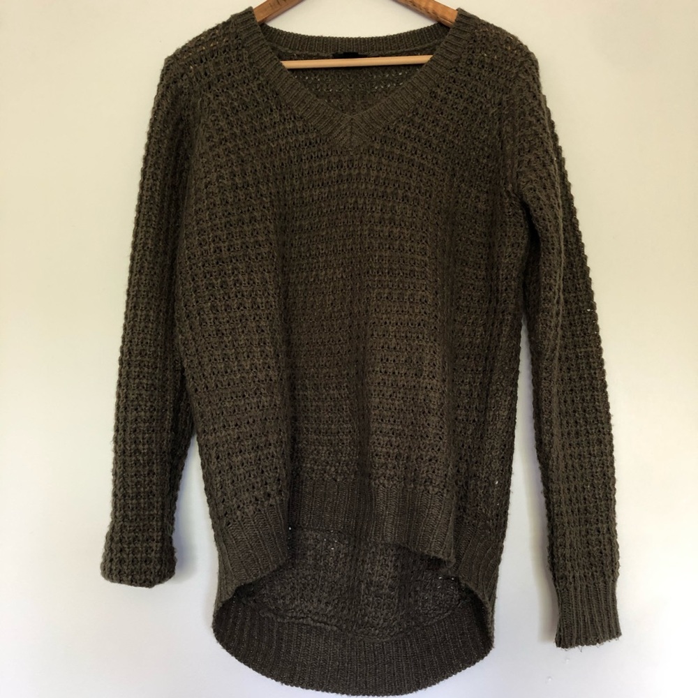 Olive green sweater
